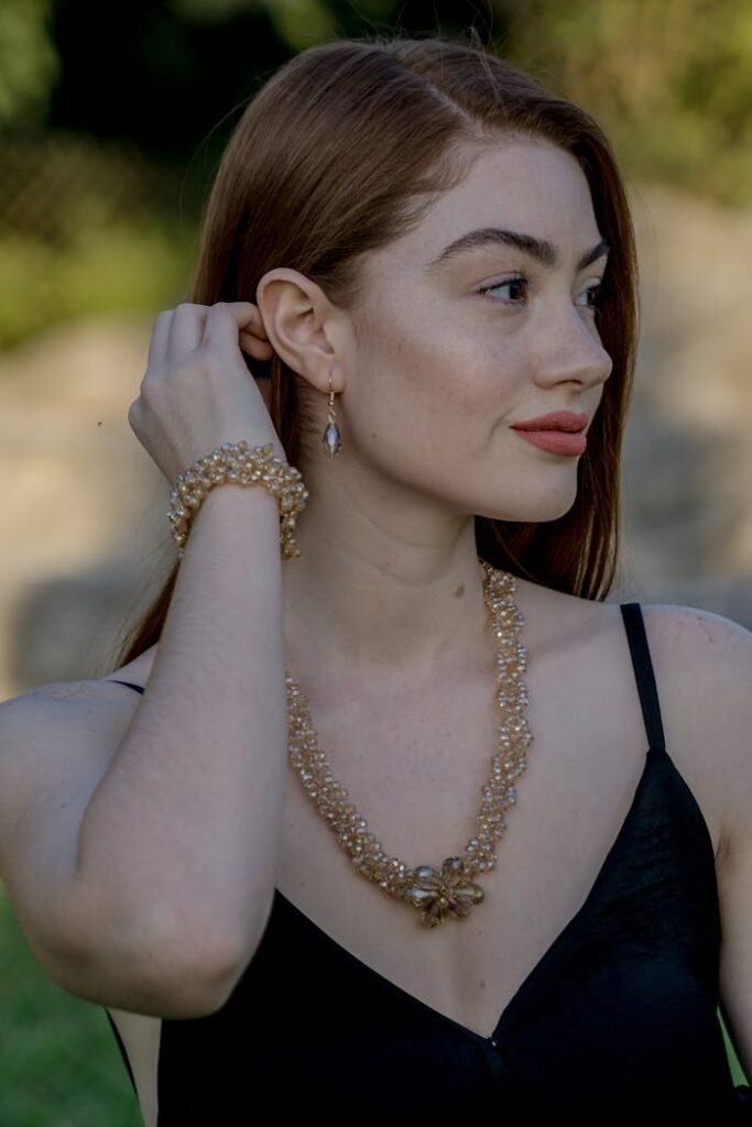 Woman in Shallow Photo